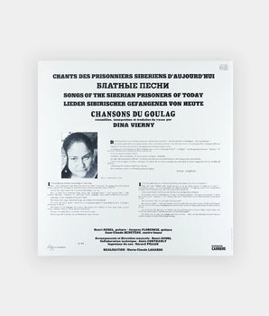 Vinyle "Chants des prisonniers sibériens d'aujourd'hui" par Dina Vierny